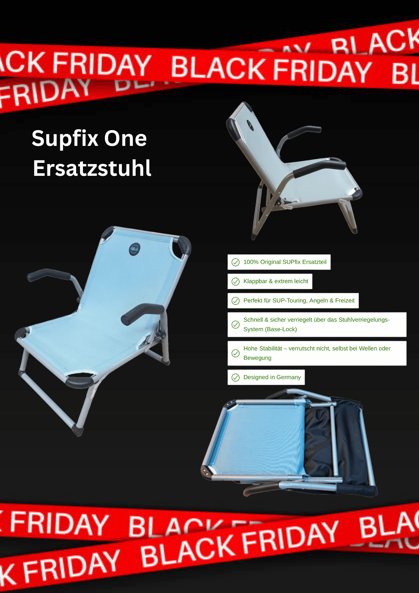 SUPfix Stuhl – Ersatz-Sitzmodul für SUPfix Bases