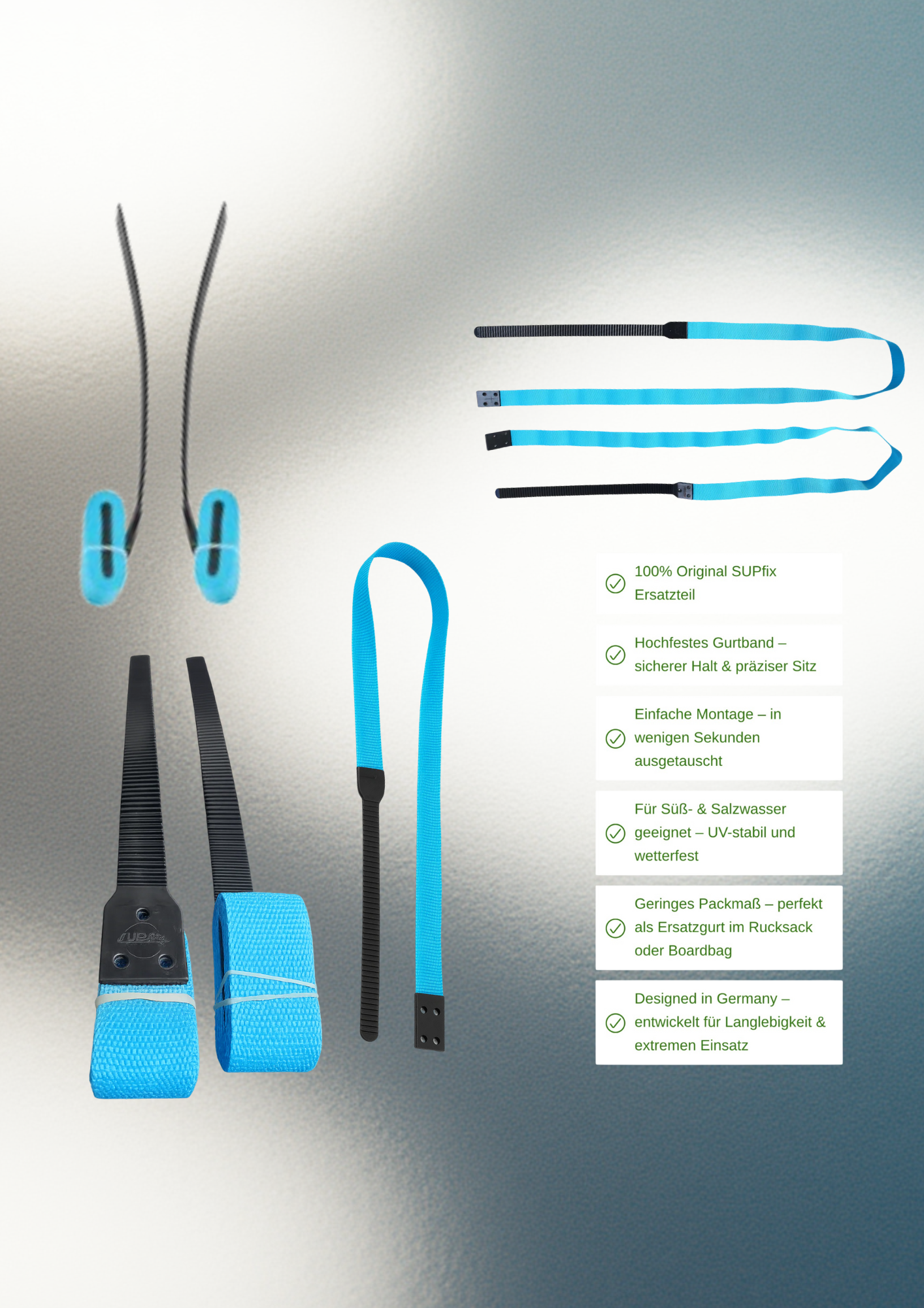 SUPfix Ersatzgurt – Original Befestigungsband für alle SUPfix Systeme