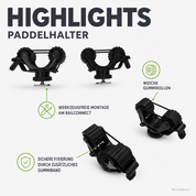 Paddle holders (2x)