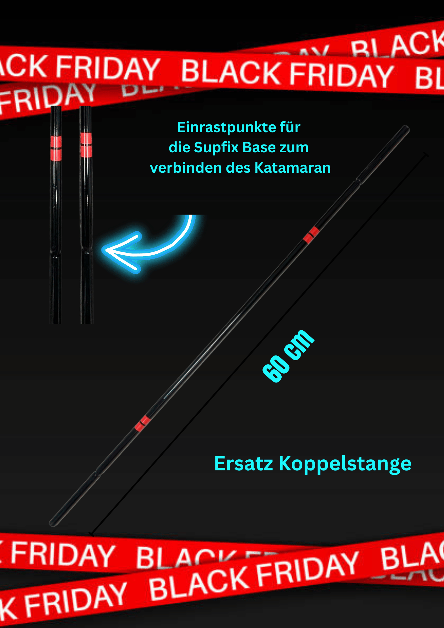 Glasfaser-Verbindungsstange