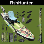 SUPFIX FISH-HUNTER Anglerboard – stabiles Fishing SUP mit Sitzsystem