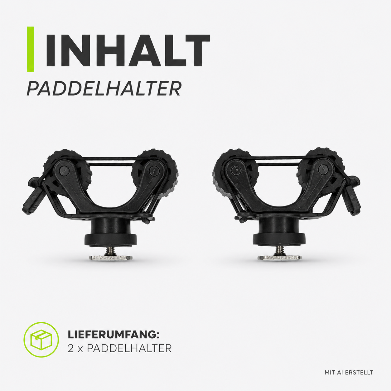 Paddle holders (2x)