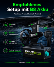 Motor Supfix SpinX + batería de 4 u 8 h + mando a distancia